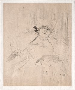 Yvette Guilbert: Chanson Ancienne, 1898. de Henri de Toulouse Lautrec