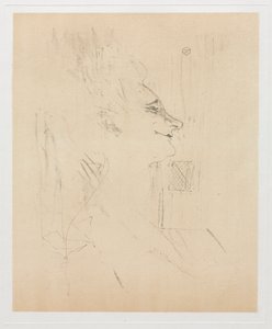 Yvette Guilbert Intoxicated, 1898. de Henri de Toulouse Lautrec