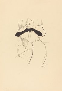 Yvette Guilbert: Linger, Longer, Loo. de Henri de Toulouse Lautrec