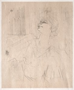 Yvette Guilbert: em Ménilmontant, de Bruant de Henri de Toulouse Lautrec