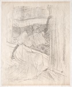 Yvette Guilbert: Saudação ao público, 1898. de Henri de Toulouse Lautrec