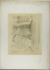 Yvette Guilbert Fazendo uma reverência, de Yvette Guilbert de Henri de Toulouse Lautrec