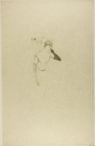 Yvette Guilbert, em Colombina em Pierrot de Henri de Toulouse Lautrec