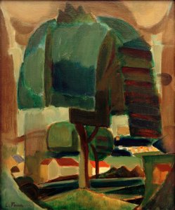 Paysage (Paisagem) de Henri Victor Gabriel Le Fauconnier