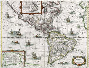 Mapa das Américas, 1631