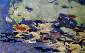 Sábado das bruxas, c.1900 (gravura) de Henriette Goldenberg