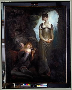 O jovem Milton, c.1796-99 (óleo sobre tela) de Henry (1741 1825) Fuseli