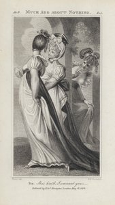 Ilustração para a "Much Adoption About Nothing" de Shakespeare (gravura)