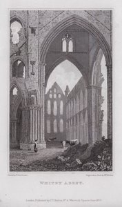 Whitby Abbey (gravura) de Henry (after) Gastineau