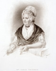 Sarah Trimmer, autora britânica infantil (gravura) de Henry (after) Howard