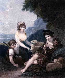 The Rustic Minstrel, gravado e pub. por Anthony Cardon (1772-1813)