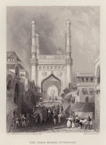 The Char Minar, Hydrabad (cor litho)