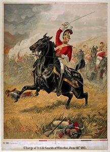 O Encargo do 1º Salva-vidas em Waterloo, publicado c.1890 (chromolitho) de Henry A. Payne