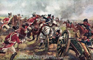 Os reis Dragoon Guards, Cateau, 25 de abril de 1794 de Henry A. Payne