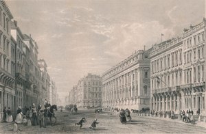 Rue du Chapeau Rouge, Bordéus, meados do século XIX.