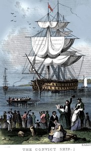 O navio condenado, c1820.