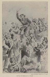 Batalha de Resaca de la Palma (litho) de Henry Alexander (after) Ogden