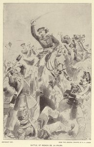 Batalha de Resaca de la Palma (litho) de Henry Alexander (after) Ogden