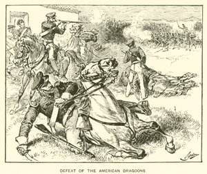Derrota dos Dragões Americanos (litho) de Henry Alexander (after) Ogden