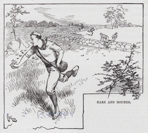 Hare and Hounds (gravura) de Henry Alexander (after) Ogden