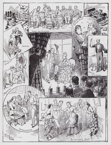 Entretenimento interior (gravura) de Henry Alexander (after) Ogden