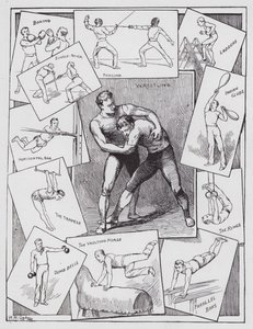 Exercícios internos (gravura) de Henry Alexander (after) Ogden