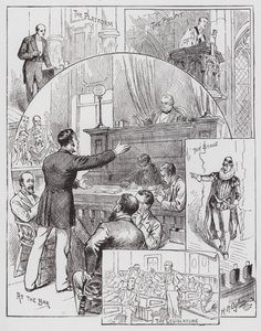 Oratório e Declamação (gravura) de Henry Alexander (after) Ogden