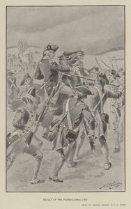 Revolta da Linha da Pensilvânia (litho) de Henry Alexander (after) Ogden
