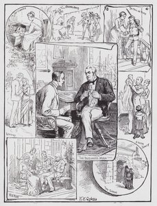 O Círculo Doméstico (gravura) de Henry Alexander (after) Ogden