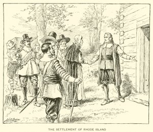 O Assentamento de Rhode Island (litho) de Henry Alexander (after) Ogden