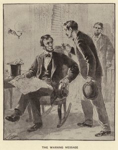 A Casa de Advertência (litho) de Henry Alexander (after) Ogden