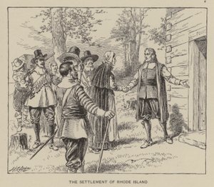 O assentamento de Rhode Island (litho) de Henry Alexander (after) Ogden