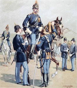 Cavalaria e Infantaria dos EUA, vestido completo