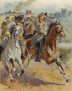 General JEB Stuarts Raid em torno de McClellan, junho de 1862 de Henry Alexander Ogden