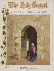 Um portão da cidade (chromolitho) de Henry Andrew Harper