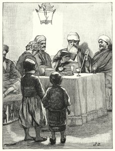 Uma páscoa dos judeus modernos (litho) de Henry Andrew Harper