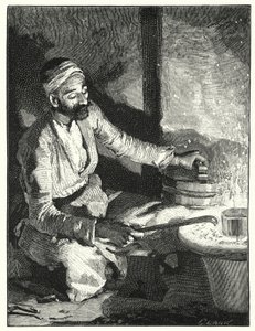 Um prateiro oriental (litho) de Henry Andrew Harper