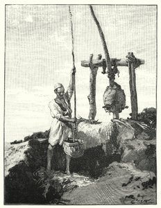 Método de tirar água no Leste (litho) de Henry Andrew Harper