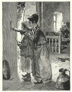 Estatutos e leis sobre o umbral da casa do judeu (litho) de Henry Andrew Harper
