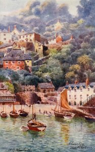 The Harbour, Clovelly (litografia a cores)