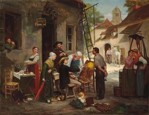 Um novo sinal para o Old Inn, 1870