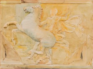 Metope central do friso de Fídias, Partenon de Henry Bacon