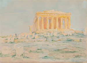 O Partenon, fachada oeste de Henry Bacon