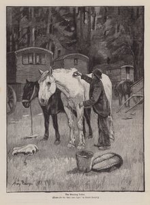 A retrete matinal (gravura) de Henry Bailey