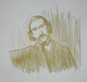Andre Gide (1861-1942) 1901 (litho)