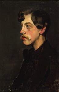 Retrato do poeta Camille Mauclair 1872-1945, c. 1895.