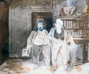 Dois caracteres, c1825-1877 de Henry Bonaventure Monnier