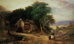 Nas Fronteiras de Dartmoor, c.1840 (aguarela sobre papel)