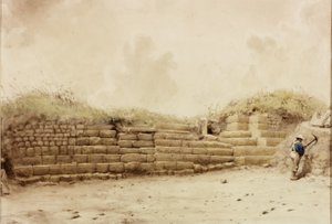 Housesteads, c.1848 (lápis e aquarela sobre papel)