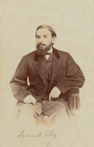 Carte-de-visite retrato de Samuel Ely, 1862-1869. de Henry C. Phillips